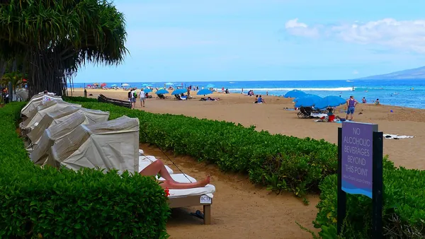 Kaʻanapali Beach on Maui, Hawaii