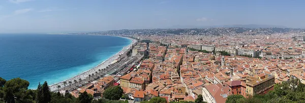 The Baie des Anges and the city of Nice seen from Castle Hill, French Riviera