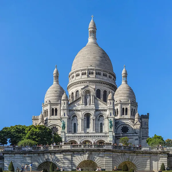 Basilica of Sacré-Cœur on the hill of Montmartre, Paris