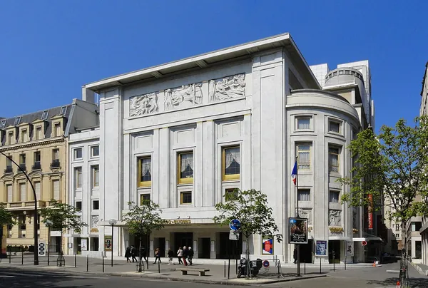 Théâtre des Champs-Élysées along the avenue in Paris