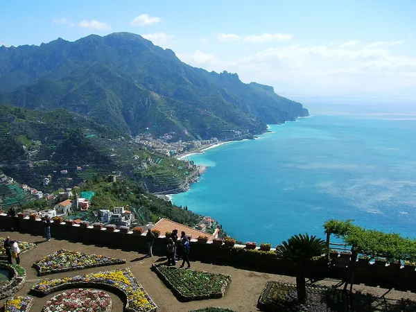 View of the coast from the gardens of Villa Rufolo, Ravello